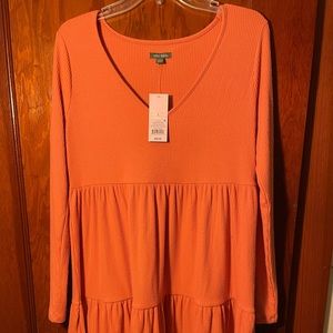 Soft Knit Long Sleeve Dress